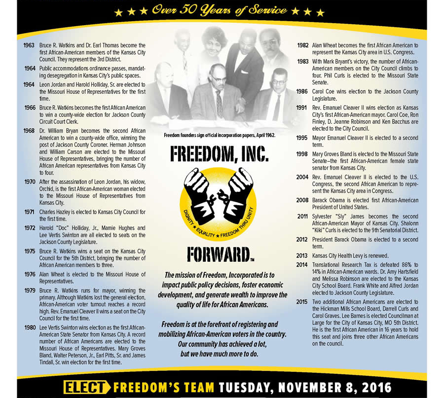 freedom history 2016